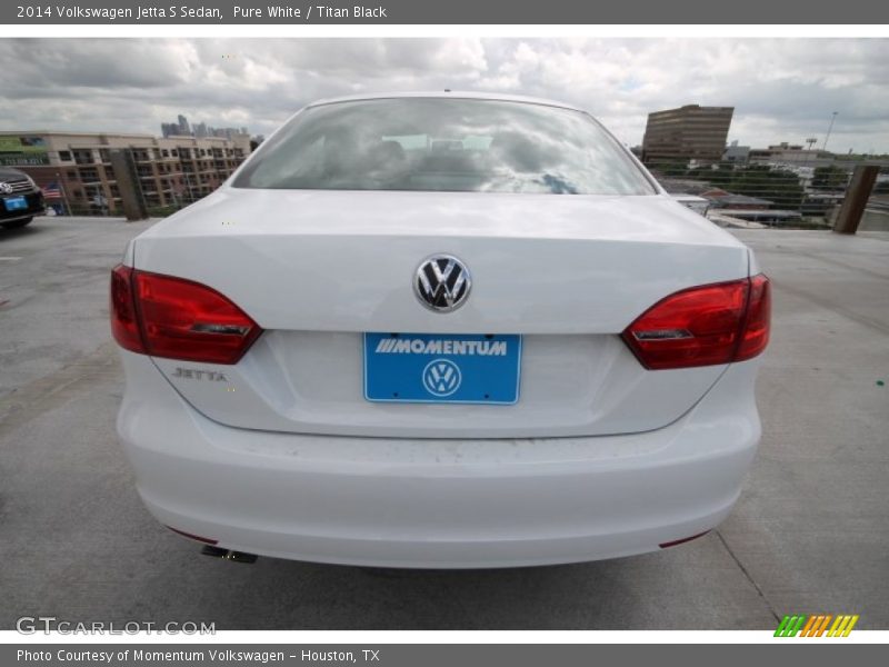 Pure White / Titan Black 2014 Volkswagen Jetta S Sedan