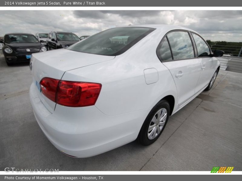 Pure White / Titan Black 2014 Volkswagen Jetta S Sedan