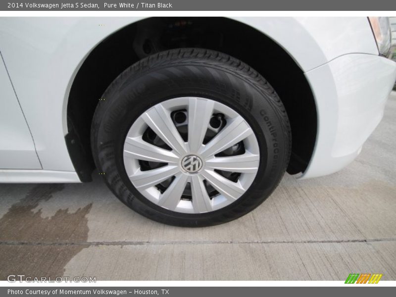 Pure White / Titan Black 2014 Volkswagen Jetta S Sedan