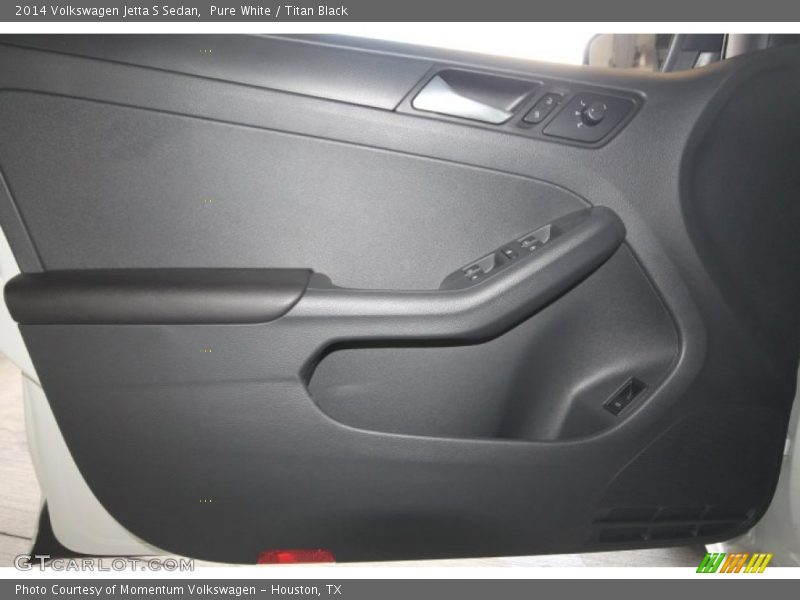 Pure White / Titan Black 2014 Volkswagen Jetta S Sedan