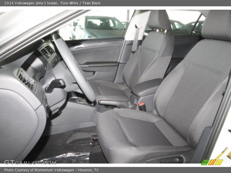 Pure White / Titan Black 2014 Volkswagen Jetta S Sedan