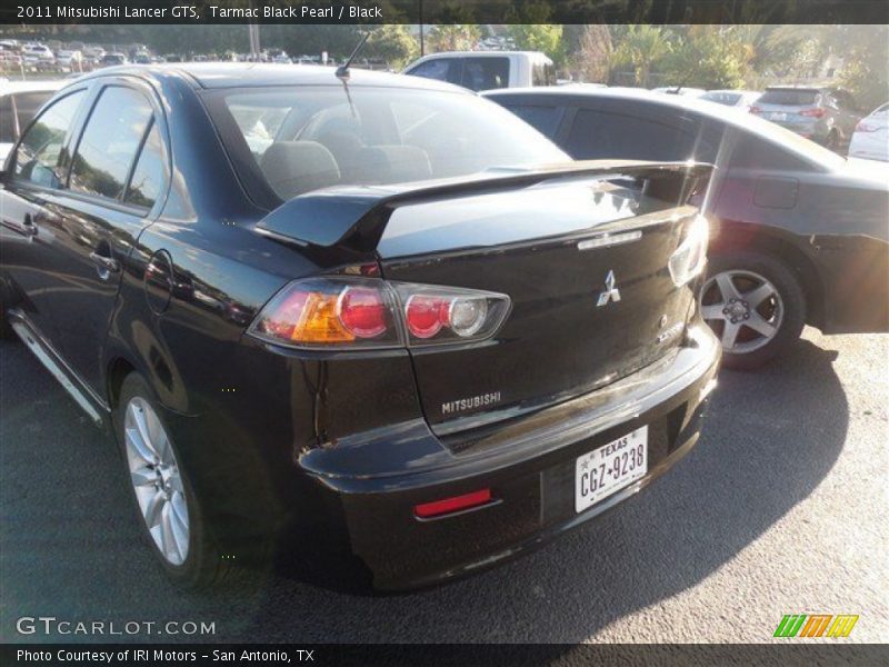 Tarmac Black Pearl / Black 2011 Mitsubishi Lancer GTS