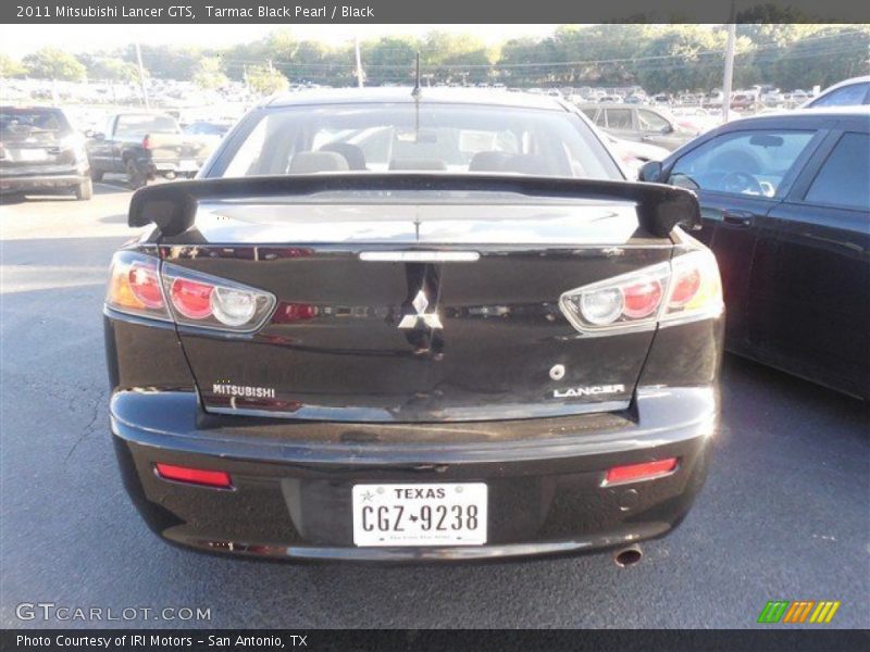 Tarmac Black Pearl / Black 2011 Mitsubishi Lancer GTS