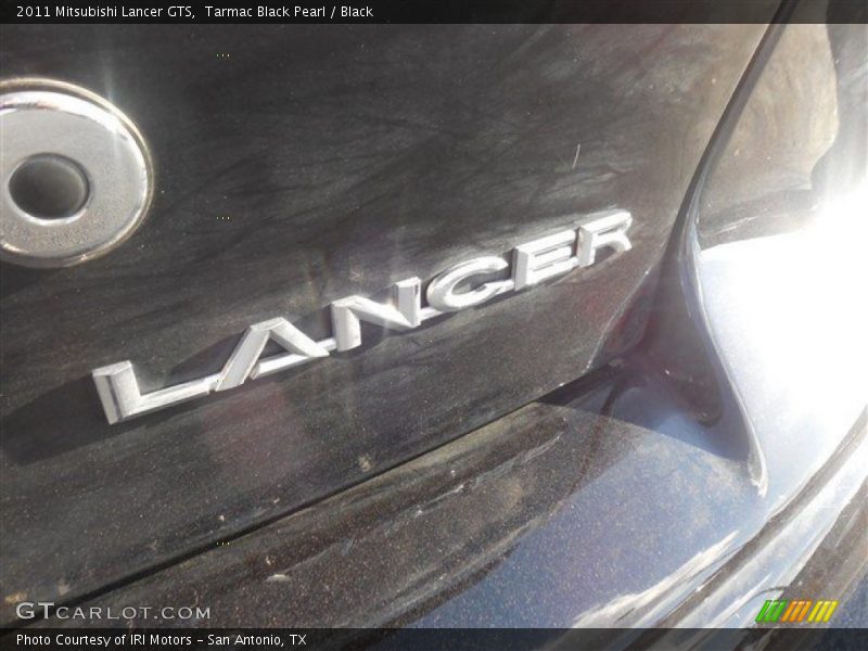 Tarmac Black Pearl / Black 2011 Mitsubishi Lancer GTS