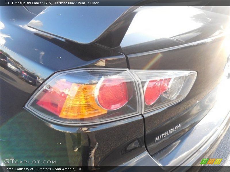 Tarmac Black Pearl / Black 2011 Mitsubishi Lancer GTS
