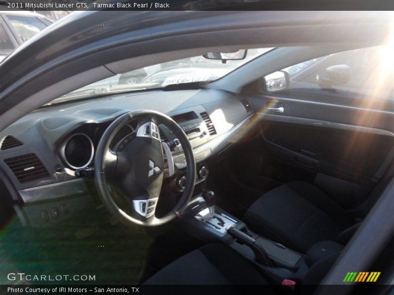 Tarmac Black Pearl / Black 2011 Mitsubishi Lancer GTS