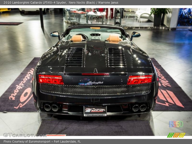 Nero Noctis (Black) / Marrone Janus 2010 Lamborghini Gallardo LP560-4 Spyder