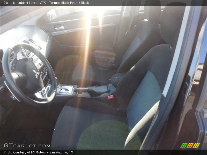 Tarmac Black Pearl / Black 2011 Mitsubishi Lancer GTS