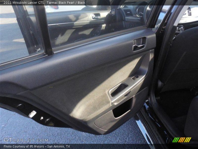 Tarmac Black Pearl / Black 2011 Mitsubishi Lancer GTS