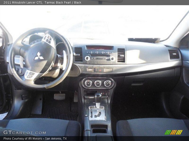 Tarmac Black Pearl / Black 2011 Mitsubishi Lancer GTS