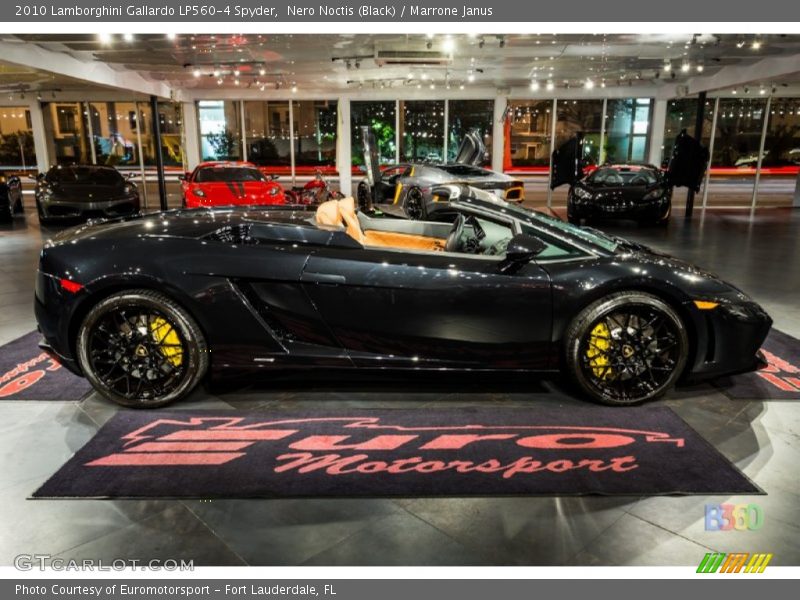 Nero Noctis (Black) / Marrone Janus 2010 Lamborghini Gallardo LP560-4 Spyder