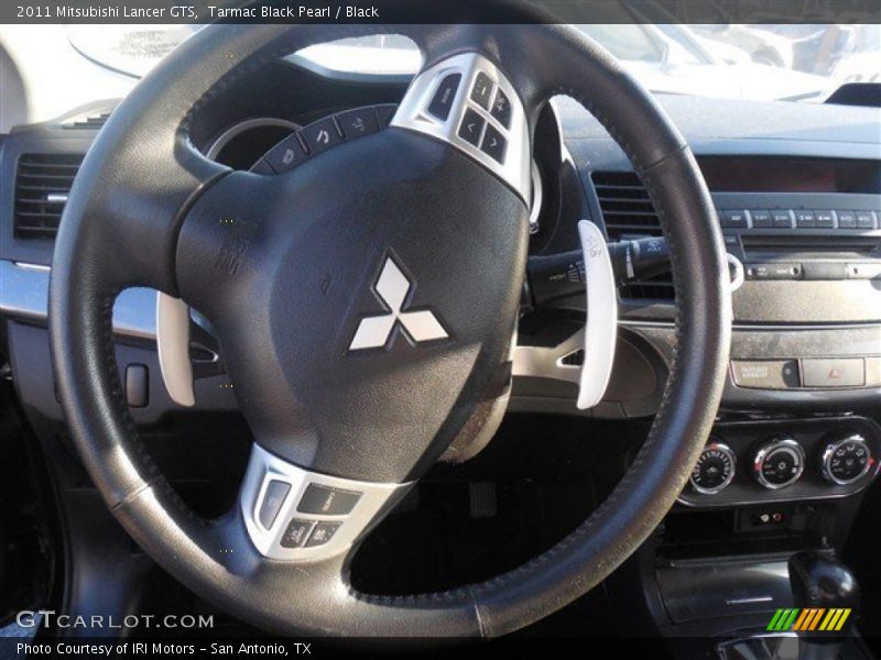 Tarmac Black Pearl / Black 2011 Mitsubishi Lancer GTS