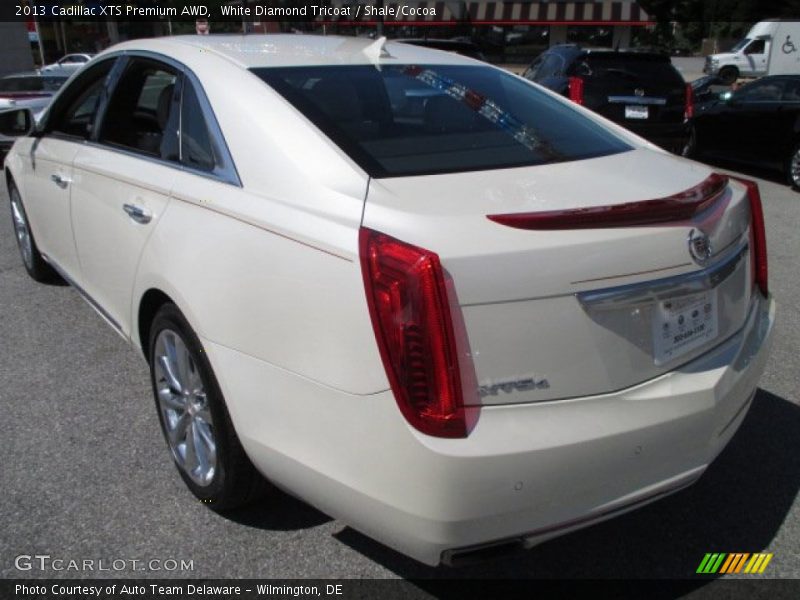 White Diamond Tricoat / Shale/Cocoa 2013 Cadillac XTS Premium AWD