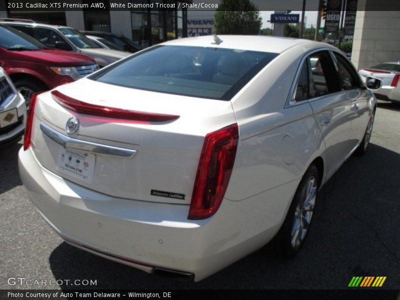 White Diamond Tricoat / Shale/Cocoa 2013 Cadillac XTS Premium AWD