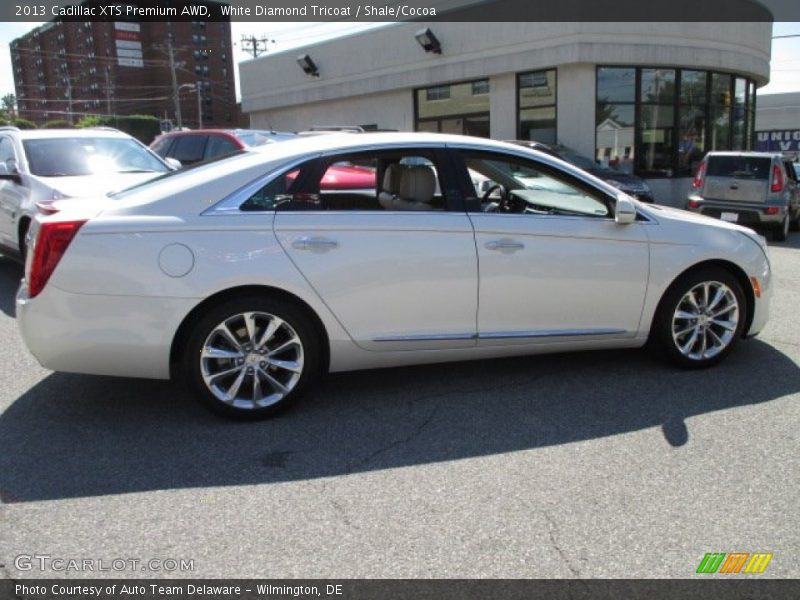 White Diamond Tricoat / Shale/Cocoa 2013 Cadillac XTS Premium AWD