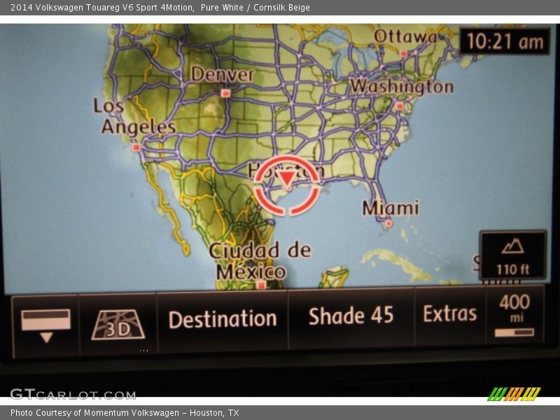 Pure White / Cornsilk Beige 2014 Volkswagen Touareg V6 Sport 4Motion