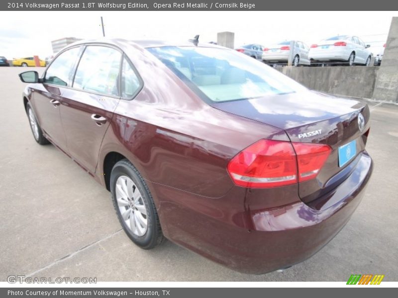 Opera Red Metallic / Cornsilk Beige 2014 Volkswagen Passat 1.8T Wolfsburg Edition