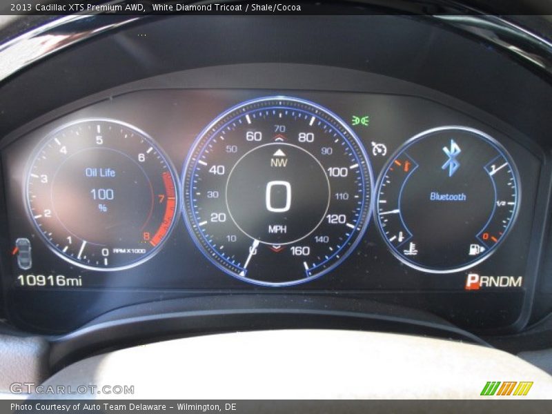 White Diamond Tricoat / Shale/Cocoa 2013 Cadillac XTS Premium AWD