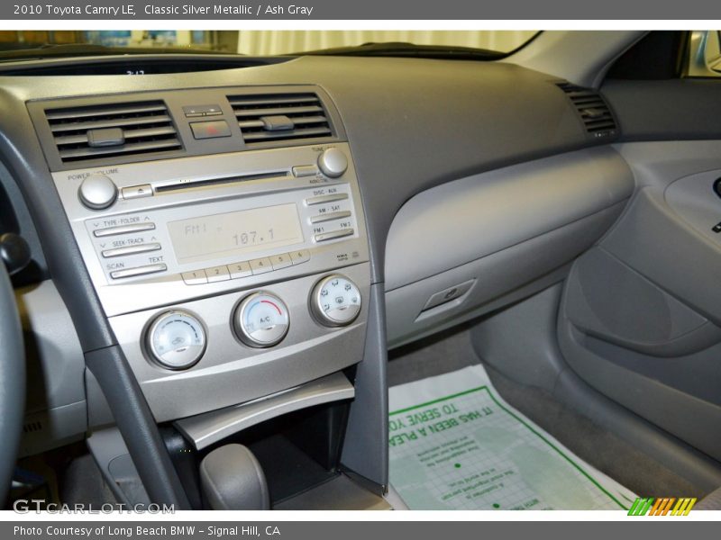 Classic Silver Metallic / Ash Gray 2010 Toyota Camry LE