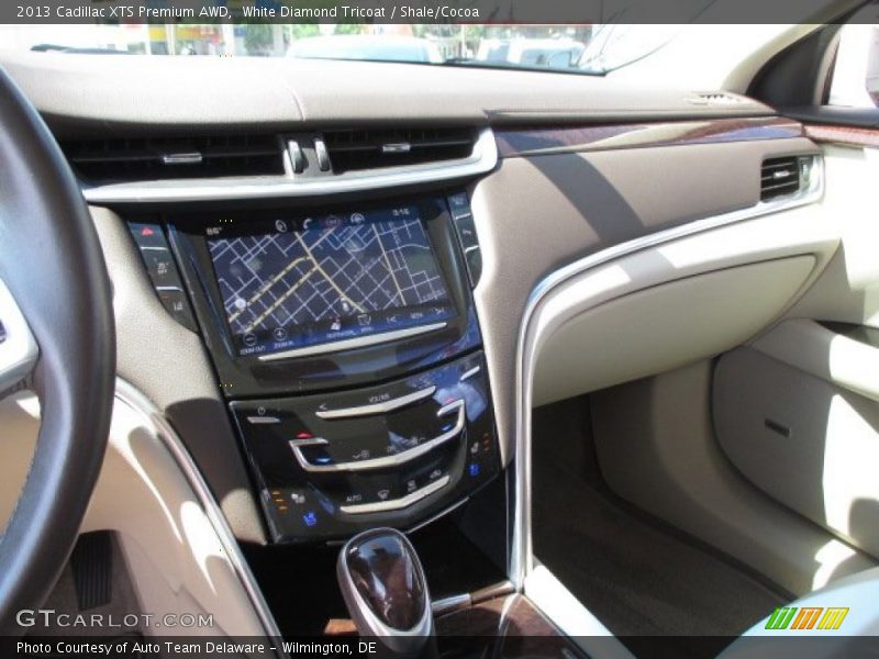 White Diamond Tricoat / Shale/Cocoa 2013 Cadillac XTS Premium AWD