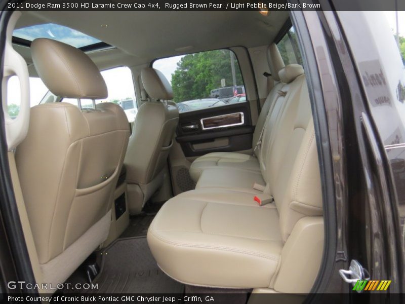 Rugged Brown Pearl / Light Pebble Beige/Bark Brown 2011 Dodge Ram 3500 HD Laramie Crew Cab 4x4