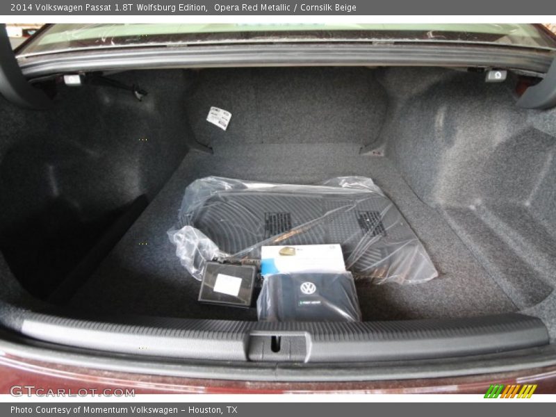 Opera Red Metallic / Cornsilk Beige 2014 Volkswagen Passat 1.8T Wolfsburg Edition