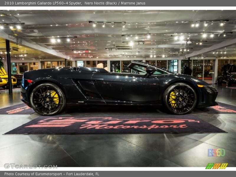 Nero Noctis (Black) / Marrone Janus 2010 Lamborghini Gallardo LP560-4 Spyder