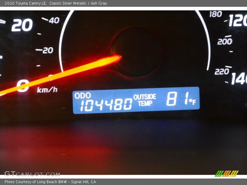 Classic Silver Metallic / Ash Gray 2010 Toyota Camry LE