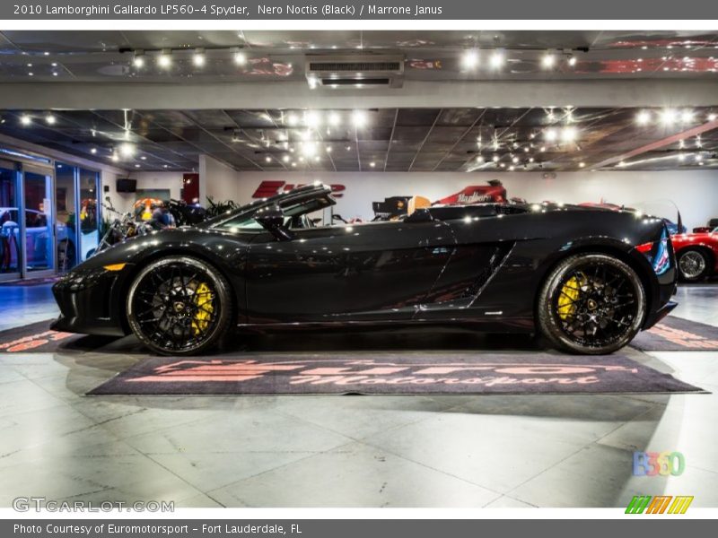 Nero Noctis (Black) / Marrone Janus 2010 Lamborghini Gallardo LP560-4 Spyder