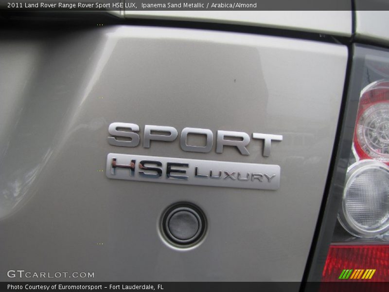 Ipanema Sand Metallic / Arabica/Almond 2011 Land Rover Range Rover Sport HSE LUX