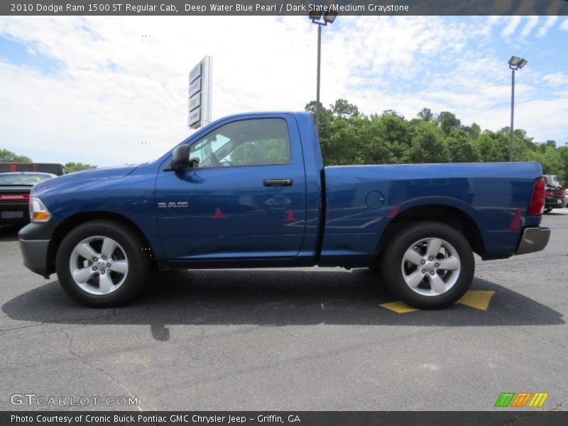 Deep Water Blue Pearl / Dark Slate/Medium Graystone 2010 Dodge Ram 1500 ST Regular Cab