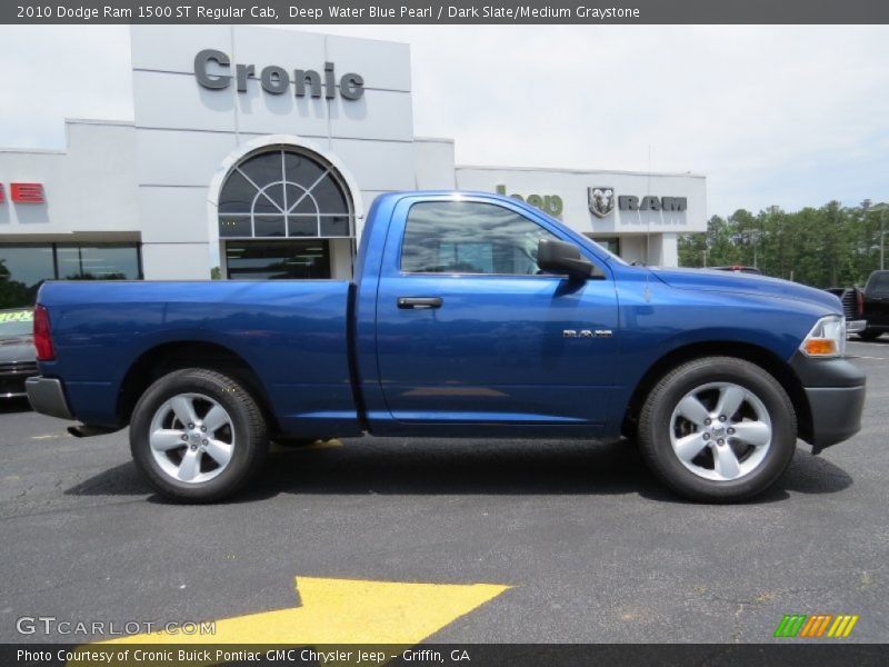 Deep Water Blue Pearl / Dark Slate/Medium Graystone 2010 Dodge Ram 1500 ST Regular Cab