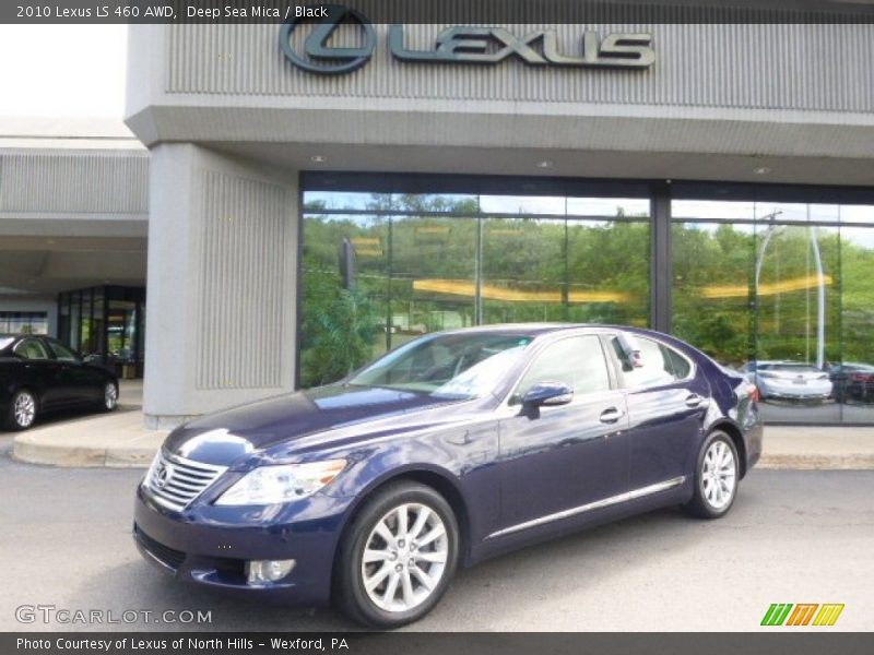 Deep Sea Mica / Black 2010 Lexus LS 460 AWD