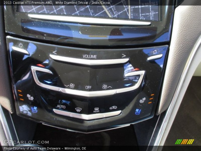 White Diamond Tricoat / Shale/Cocoa 2013 Cadillac XTS Premium AWD