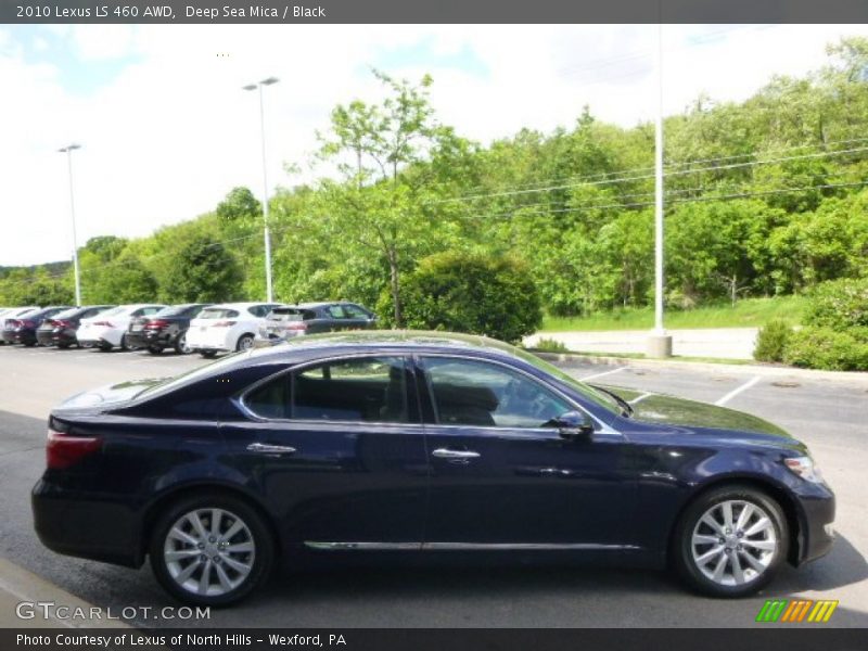 Deep Sea Mica / Black 2010 Lexus LS 460 AWD