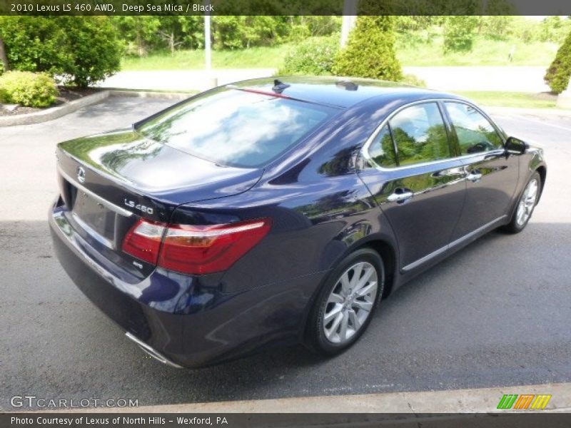 Deep Sea Mica / Black 2010 Lexus LS 460 AWD