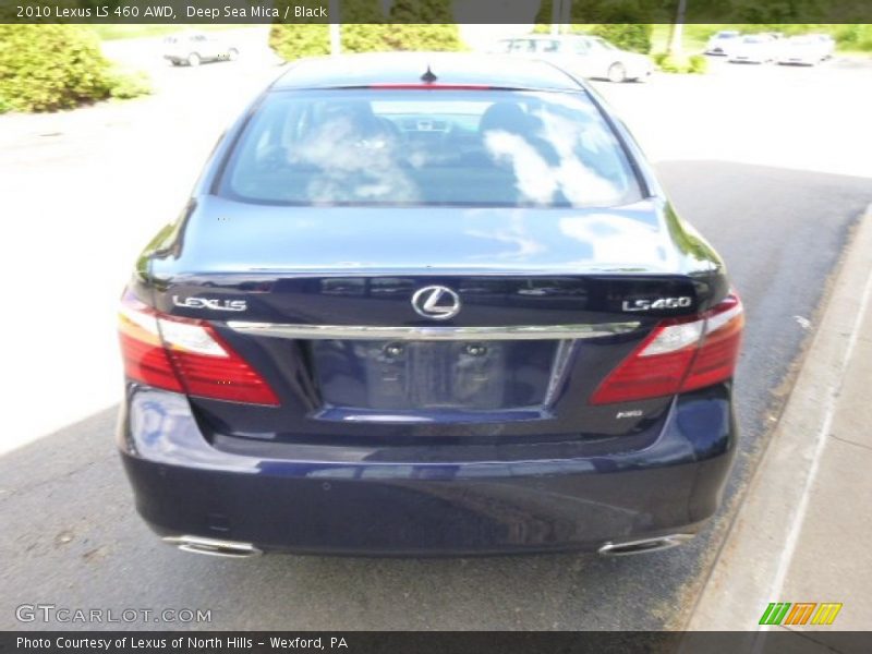Deep Sea Mica / Black 2010 Lexus LS 460 AWD