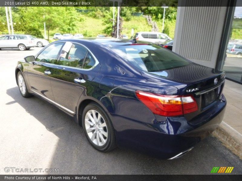 Deep Sea Mica / Black 2010 Lexus LS 460 AWD