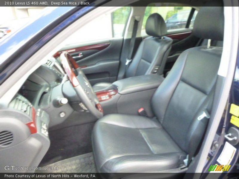 Deep Sea Mica / Black 2010 Lexus LS 460 AWD