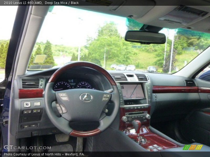 Deep Sea Mica / Black 2010 Lexus LS 460 AWD