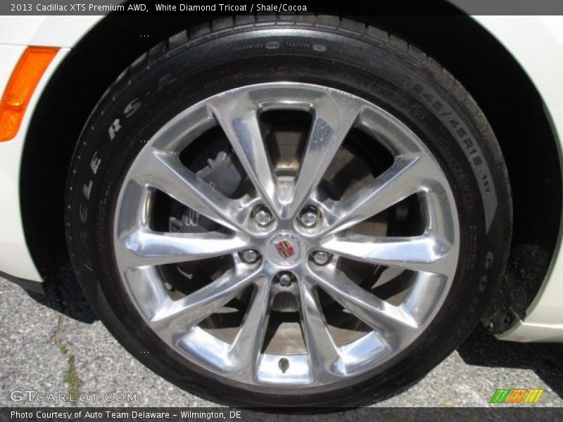White Diamond Tricoat / Shale/Cocoa 2013 Cadillac XTS Premium AWD