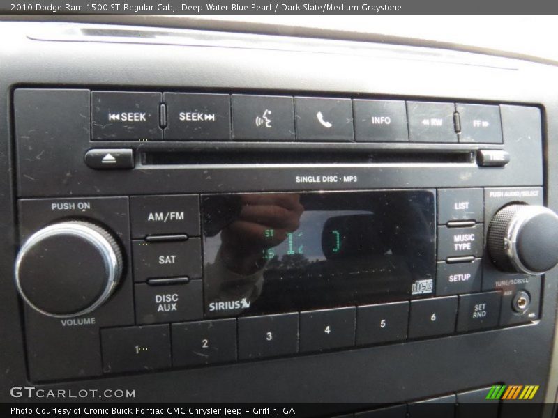 Deep Water Blue Pearl / Dark Slate/Medium Graystone 2010 Dodge Ram 1500 ST Regular Cab