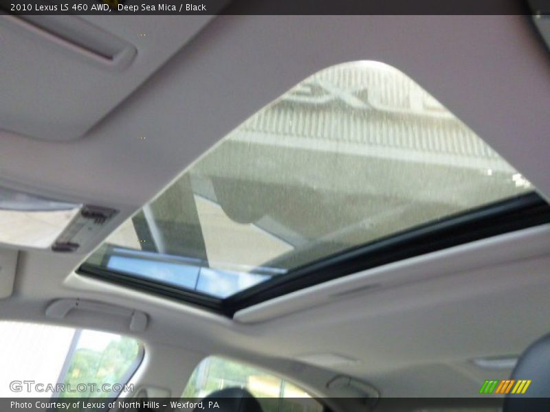 Deep Sea Mica / Black 2010 Lexus LS 460 AWD
