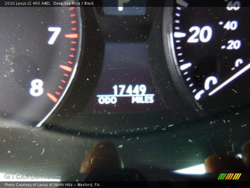 Deep Sea Mica / Black 2010 Lexus LS 460 AWD