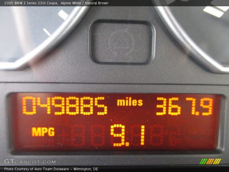 Alpine White / Natural Brown 2005 BMW 3 Series 330i Coupe