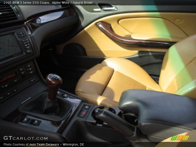Alpine White / Natural Brown 2005 BMW 3 Series 330i Coupe