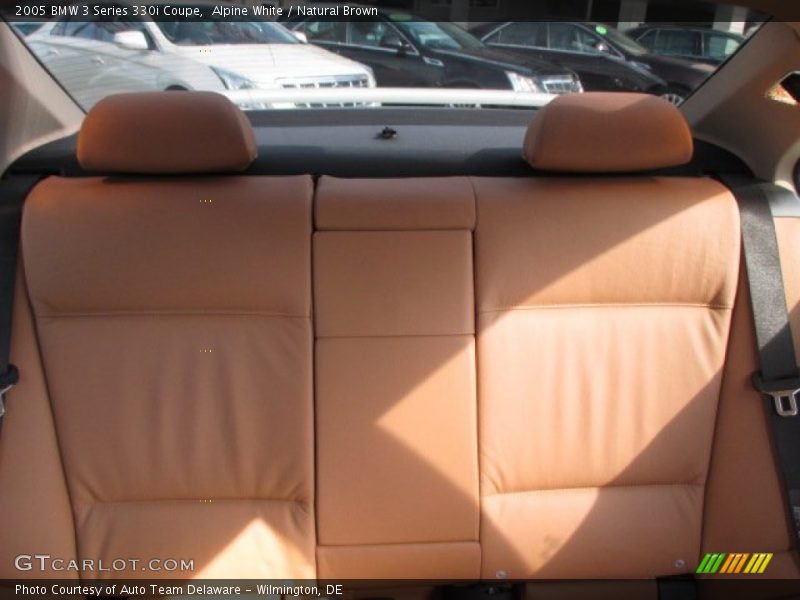 Alpine White / Natural Brown 2005 BMW 3 Series 330i Coupe