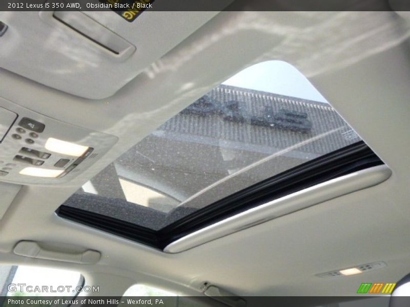 Obsidian Black / Black 2012 Lexus IS 350 AWD