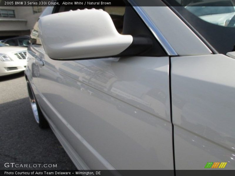 Alpine White / Natural Brown 2005 BMW 3 Series 330i Coupe