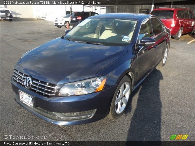 Night Blue Metallic / Cornsilk Beige 2012 Volkswagen Passat TDI SE